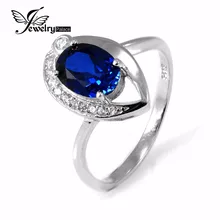 1.51ct Creado Sapphire Mujeres Clásico Anillo de Compromiso Set Puro Esterlina del Sólido 925 de Plata Al Por Mayor 2016 Nuevo Envío Libre