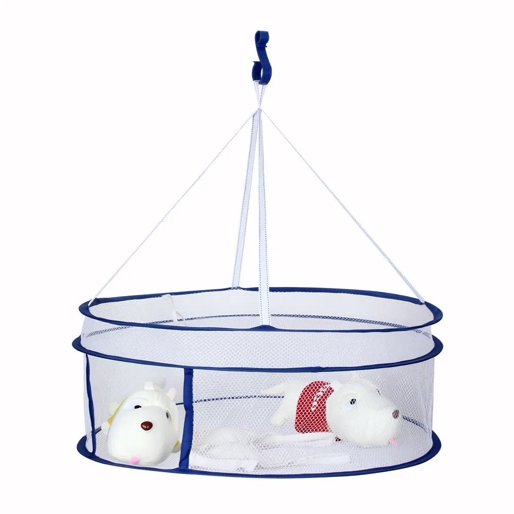 Useful Drying Rack Folding Hanging Clothes Laundry Sweater Basket Dryer