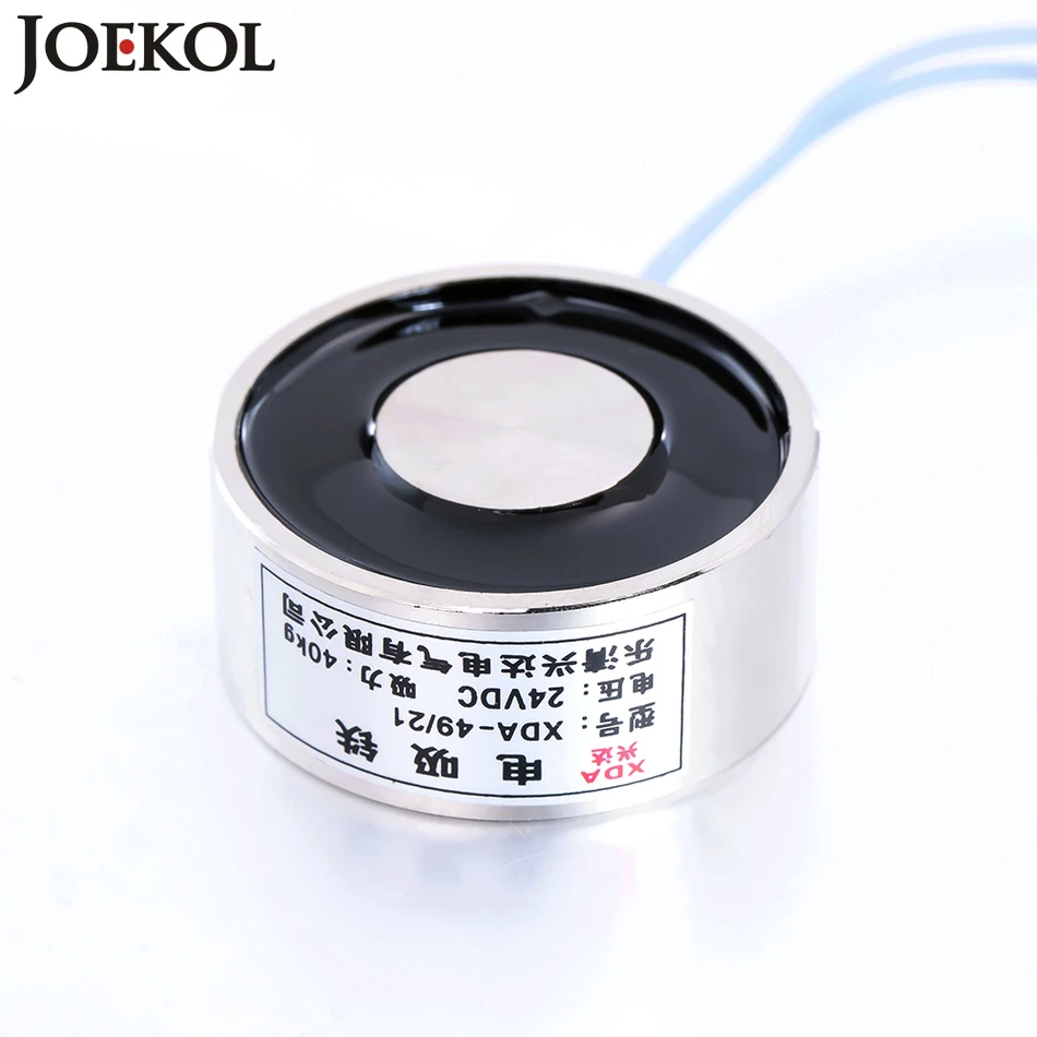 Heimwerker Neue Ankunft Jk49/21 Dc 6 V 12 V 24 V Elektromagneten Heben 40 Kg Magnet Sucker Halten Elektrische Magnet Nicht-standard-brauch Mit Einem LangjäHrigen Ruf Magnetische Materialien