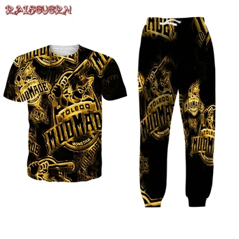 

RAISEVERN Women New Summer Harajuku Skull 3d Print Short Sleeve O-neck T Shirts & Pants Suit Two Piece Set Sporty Tracksuit 2019