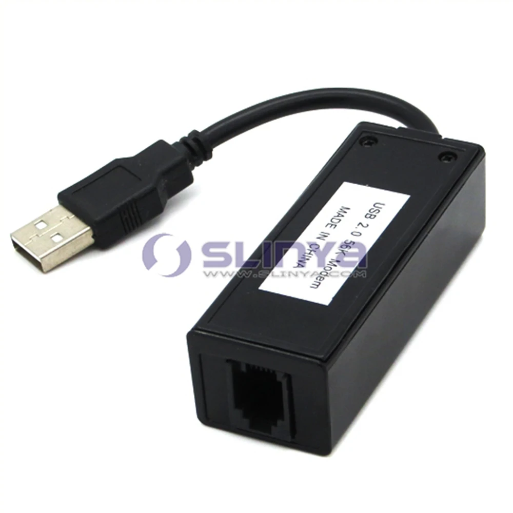 Usb External Dial up Voice Modem Modem para Win xp Vista Win7 10 Linux 56k V.90 V.92 - Imagem 4