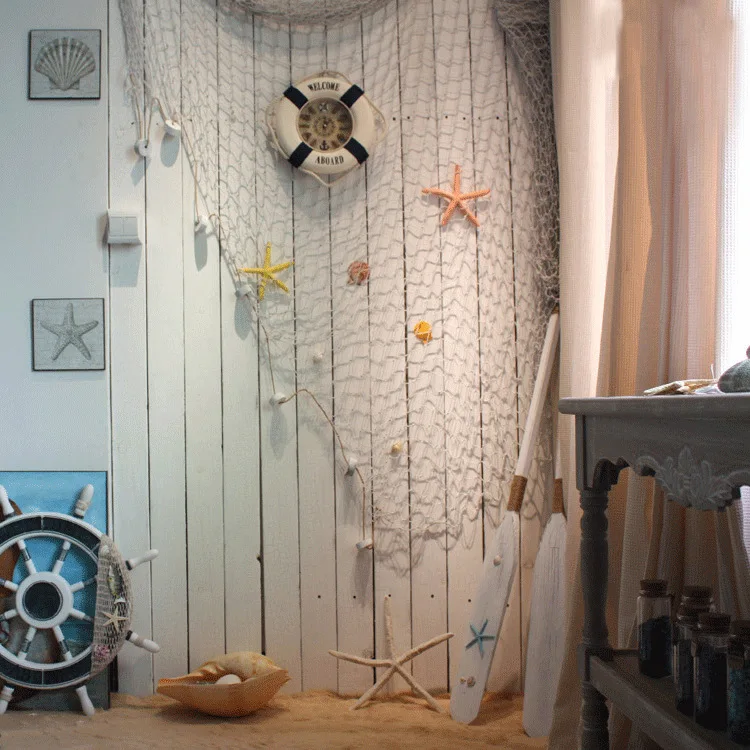 Decorazione Nautica Per Parete - 15 Pezzi Stile Marino Con Stelle Marine, Barche, Ancore E Fari In Resina, Per Casa O Regalo - Foto 6