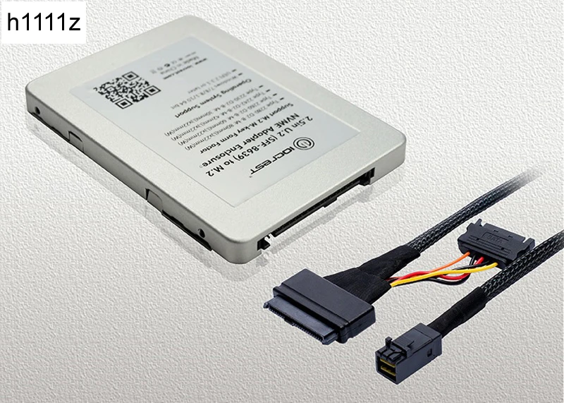 M.2 NVMe SSD M.2 Adapter to PCI-e U.2 SFF-8639 Adapter PCIe M2 Converter with Enclosure Cable for Desktop Computer Component NEW