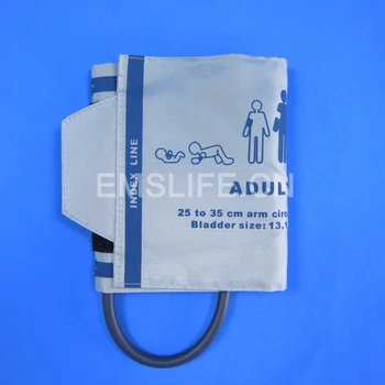 

Reusable Adult arm size NIBP Cuff with Single tube for mindray edan biolight patient monitor