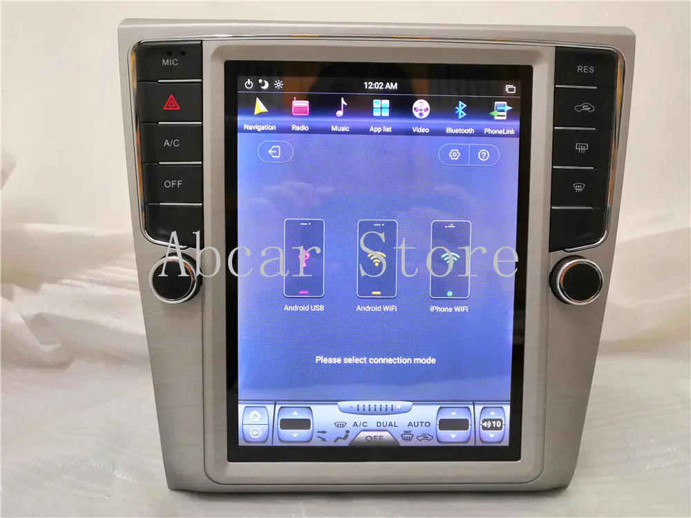 

10.4'' Tesla style Android 8.1 Car dvd player GPS Navigation For Volkswagen Magotan passat CC 2007-2015 stereo radio PX6 CARPLAY
