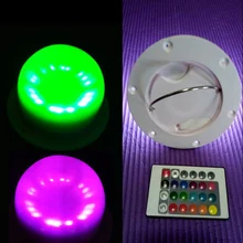 120 мм 18RGB+ 12 белый светильник с прямой зарядкой 2600 мАч, работающий от литиевой батареи, 24 ключа, светодиодный светильник с дистанционным управлением, источник,, 10 шт