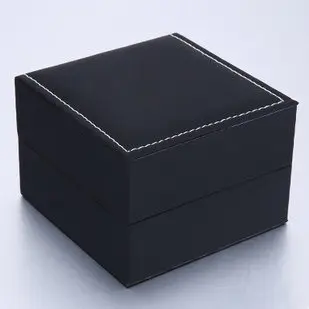 Оптовая продажа черная коробка для часов квадратная мягких модный органайзер и