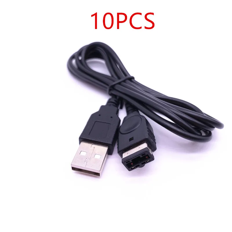 10 шт usb кабель для зарядки для nintendo DS NDS GBA Game Boy Advance SP 1,2 M 4ft-черный