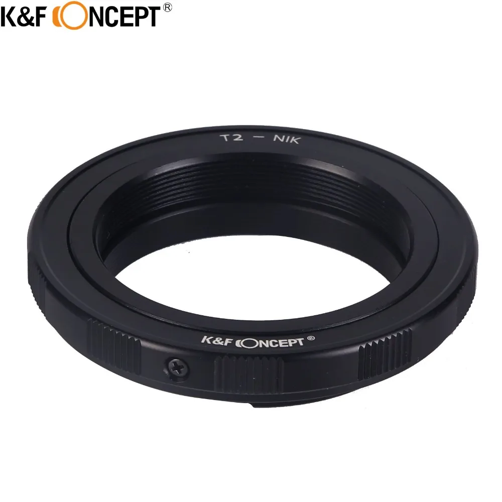 

K&F CONCEPT For T2-Nikon Camera Lens Mount Adapter Ring fit For All T/ T2 Mount Lens On For Nikon DSLR Camera Body