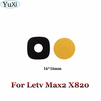 

YuXi 2PCS/lot Rear Back Camera Glass Lens For Letv LeEco L Max 2 X820 Replacement Repair Spare Parts