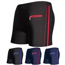 Плавание одежда Для мужчин Плавание ming Мужские Шорты для купания карман на молнии Плавание костюм Для мужчин s Плавание шорты пляжные человек носить трусы-боксеры купальные костюмы