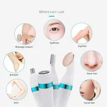 4 в 1 Электрический с крышкой формовочный нож многофункциональный нос ремонтник машина удаления волос Для женщин бритвы уход за кожей лица точность эпилятор