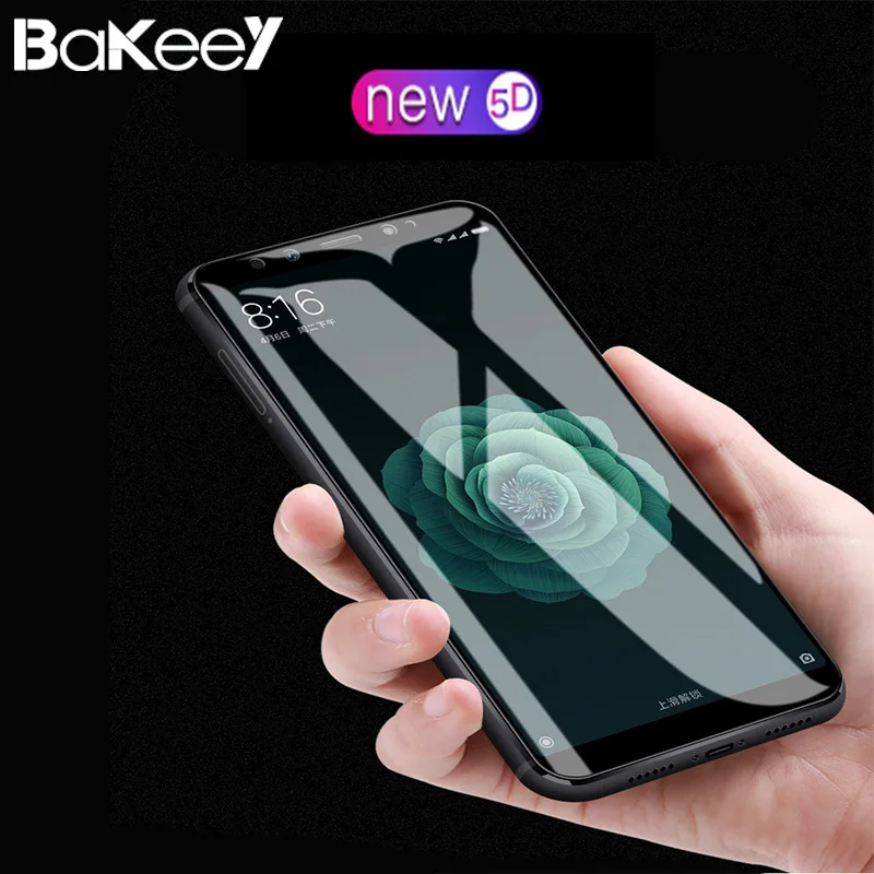 

Bakeey 5D Curved-Edge Tempered Glass Screen Protector For Xiaomi Mi A2 / Xiaomi Mi 6X Full Coverage protective Glass film