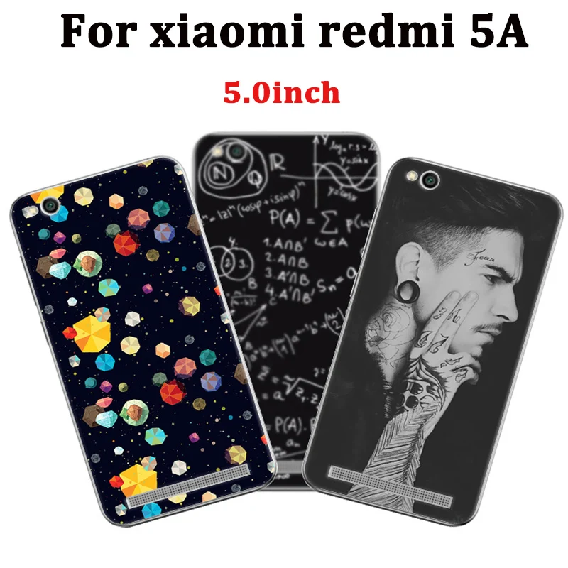 Чехол для xiaomi redmi 5A с милым мультяшным рисунком Жесткий redmi5A чехол телефона 5 A