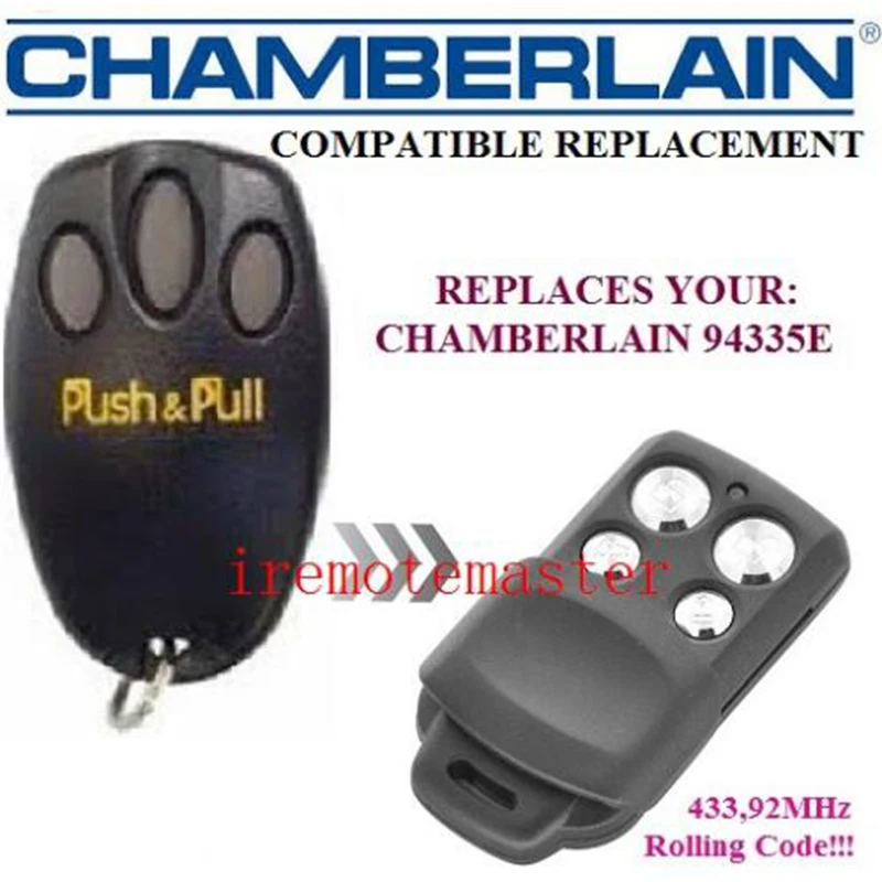 10pieces Best sale! Chamberlain liftmaster 94335e replacement garage door remote control Rolling code 433.92MHZ very | Электроника