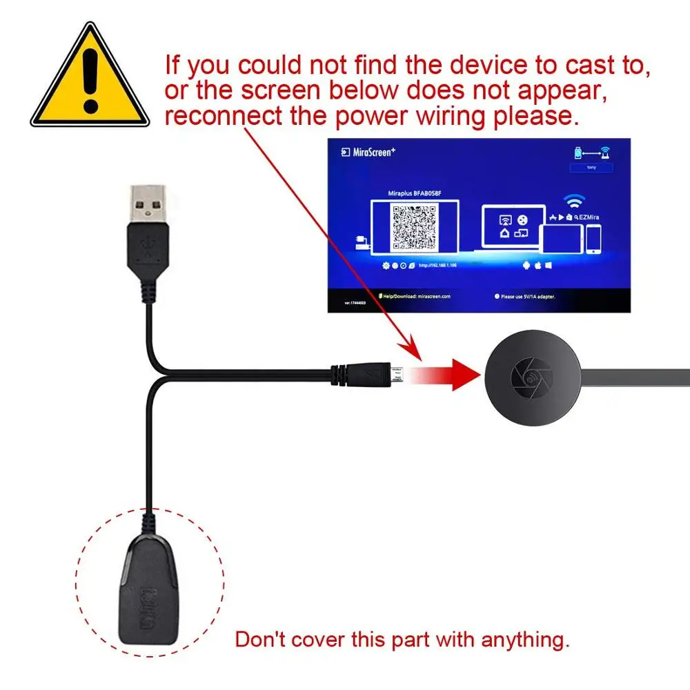 Hessy 1080P HD TV Stick Беспроводной Wi Fi дисплей Dongle приемник Airplay медиа стример адаптер