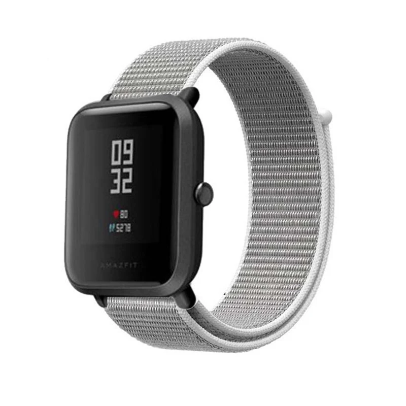 Нейлоновый ремешок AMAZFEEL 20 мм 22 мм для часов Amazfit с разноцветными нейлоновыми петлями для часов Amazfit Bip Pace