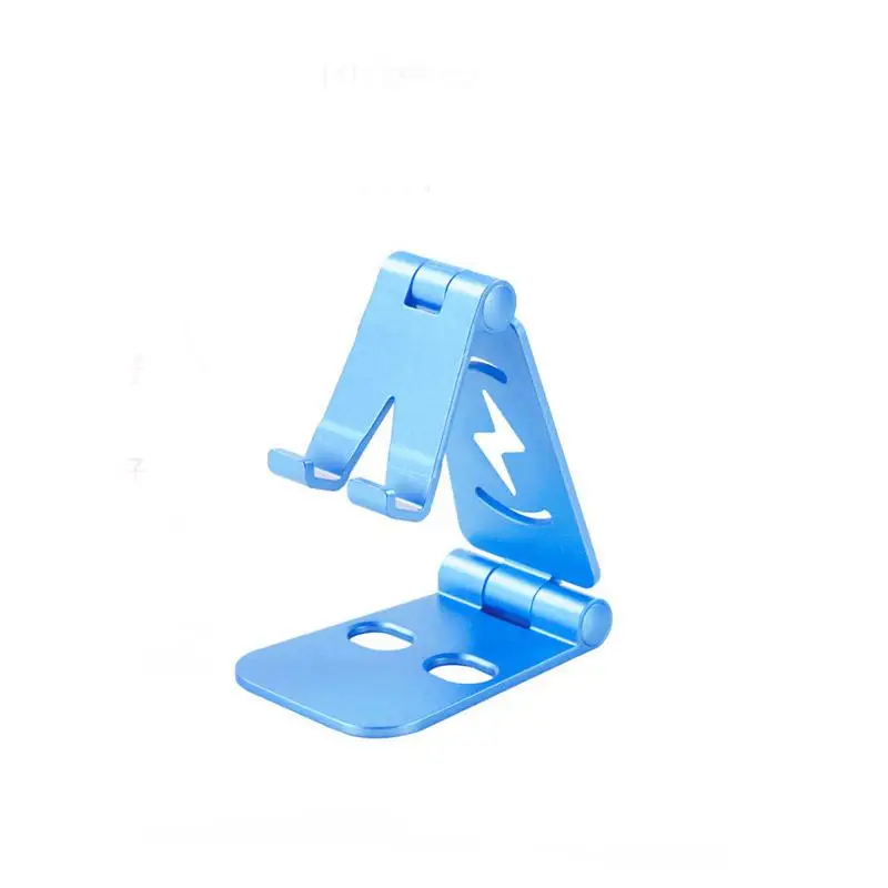 Вертикальная универсальная Складная Настольная подставка держатель для сотового телефона планшета для Iphone samsung huawei Snoy R20 - Цвет: blue
