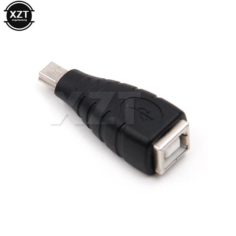 1 шт. Мини Micro USB 5pin папа к 2 0 B Тип мама для принтера сканер адаптер соединитель