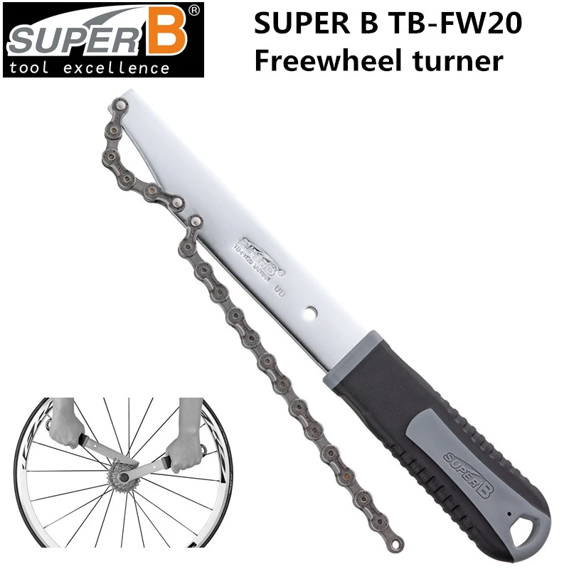 Super B Freewheel Turner for 5 to 10 Speed Cassettes and Freewheels Super B Freewheel Turner for 5 to 10 Speed Cassettes and Freewheels