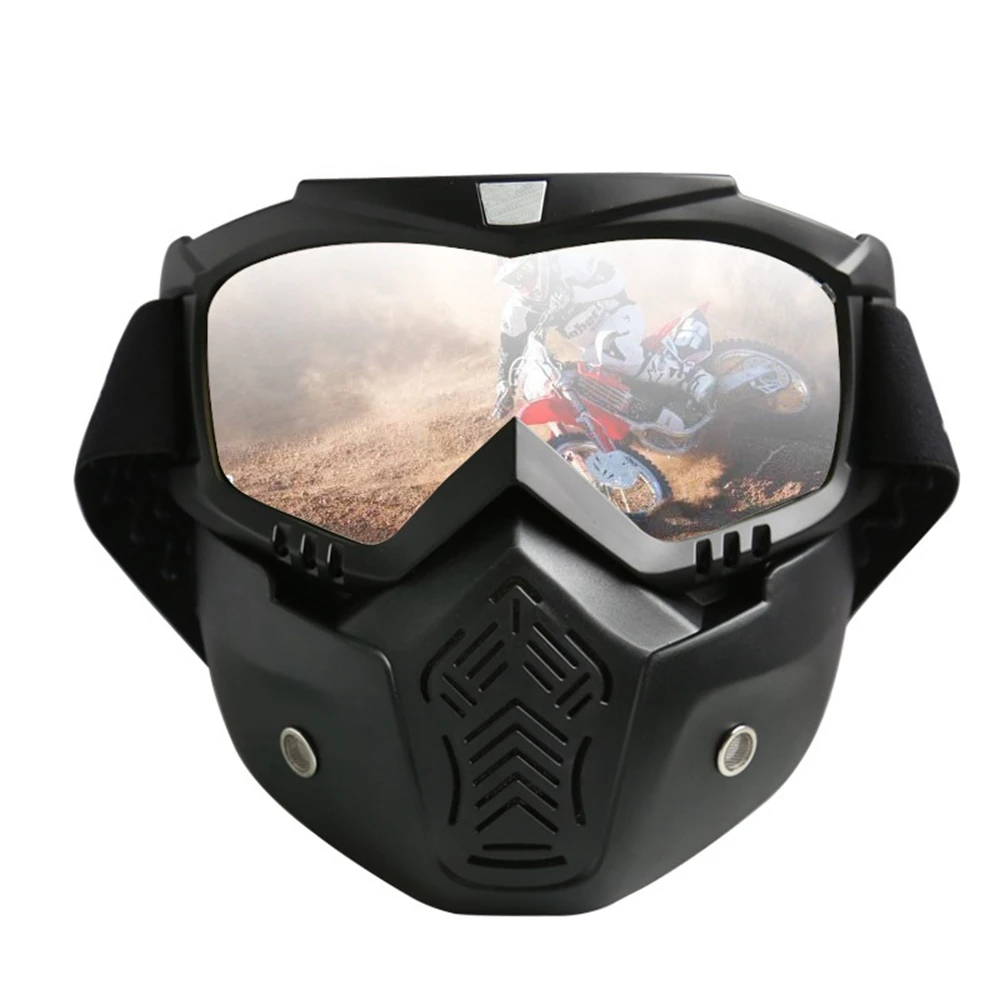 TOMOUNT Winter Cycling Glasses with Full Face Mask Men Women Outdoor