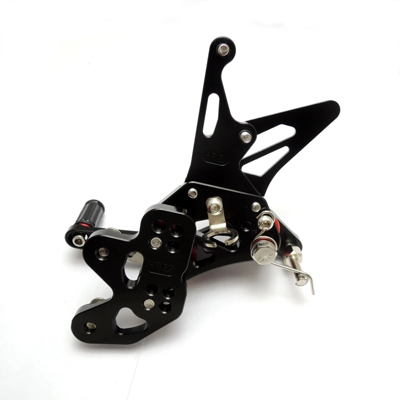 KEMiMOTO GSXR CNC Adjustable Rearsets Foot Rest Pegs For SUZUKI GSX-R 600  750 2006 2007 2008 2009 2010 GSXR600 GSXR750 (3)