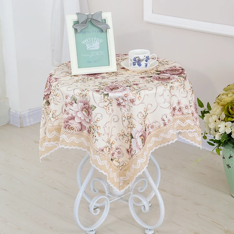 Table Cloth Nappe Cotton and Linen Tablecloth Round Squares Antependium Tea Table Small Rectangular