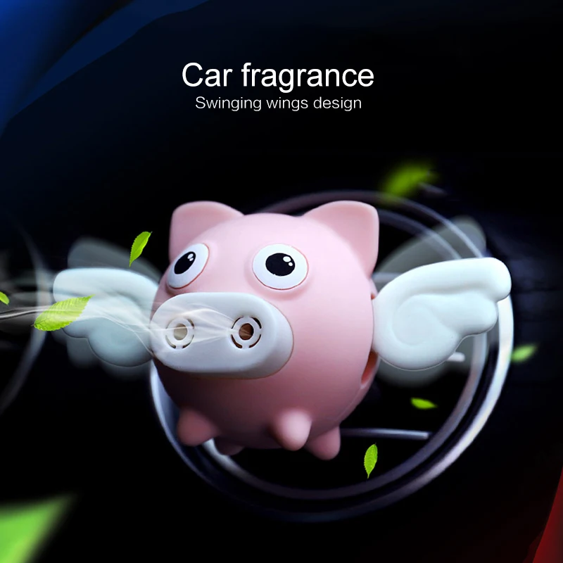 

Flying Pig Car Air Outlet Perfume Air Freshener Auto Interior Scent Diffuser Aromatherapy Car Accessories Car Smell Auto Parts
