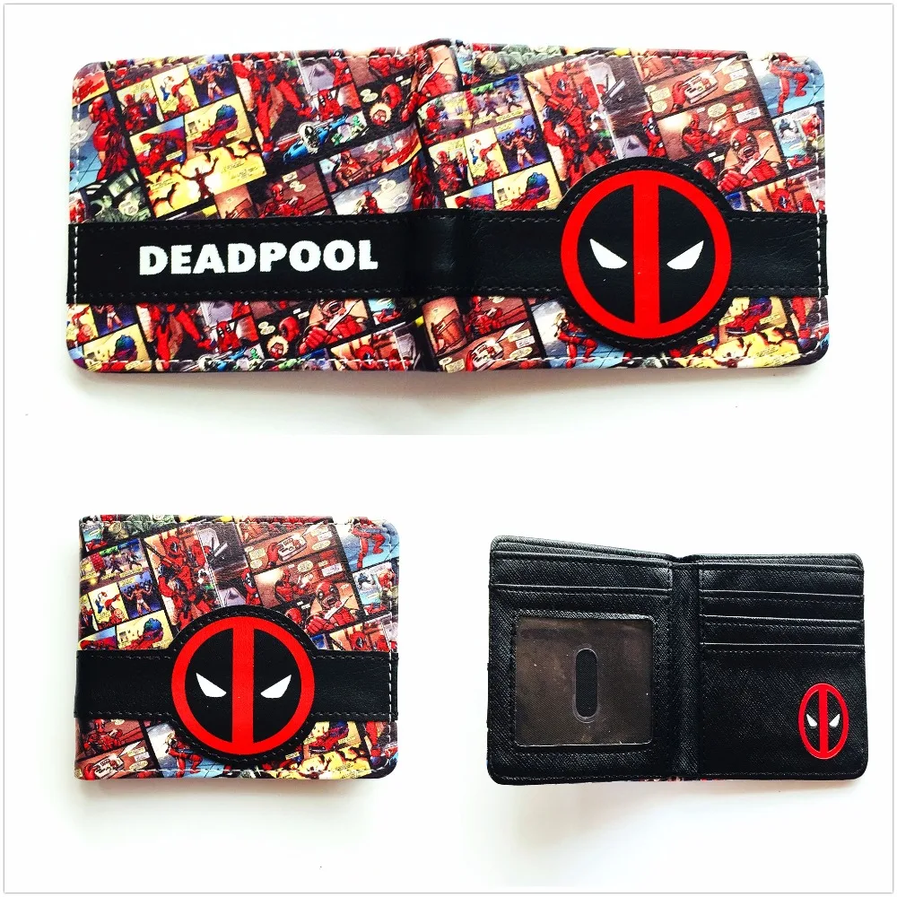Marvel Comics Deadpool Purse Men's Short PU Leather Wallet