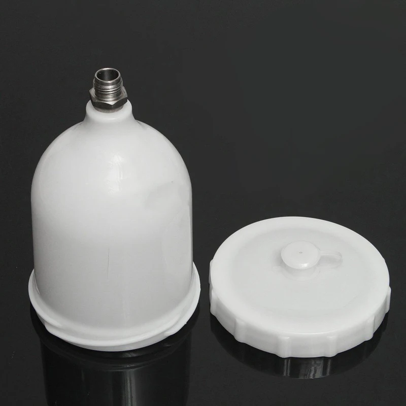 600ML Plastic Pot Container Spray Gun Cup Gravity Feed Spray Gun For Airless Paint Spray Gun Accessories