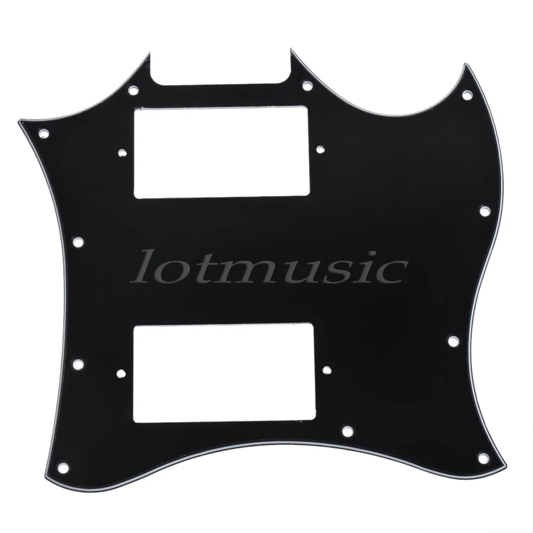 Гитарная гитара ra Pickguard Scratch Plate HH для SG Стандартные запчасти Замена 3 слойный