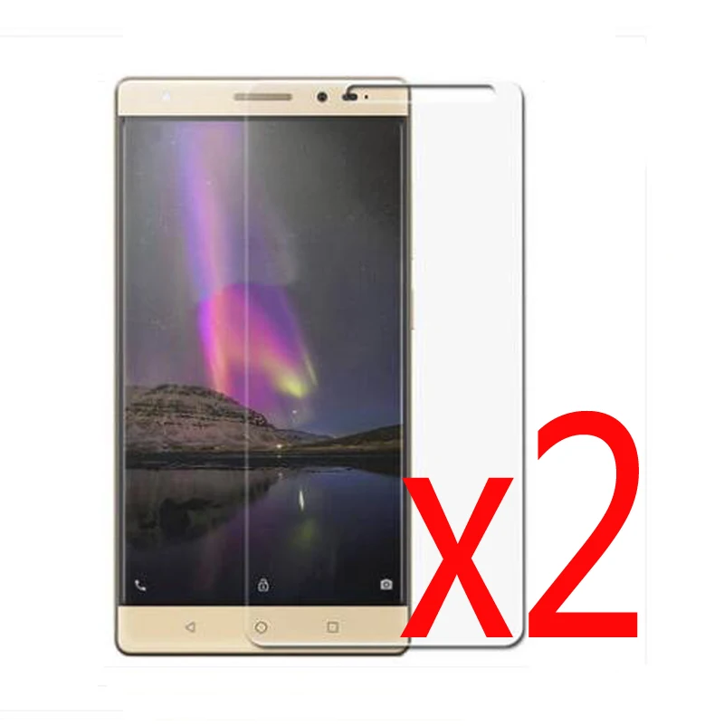 

2x Clear Films , Retail Package LCD Screen Protector Protective Film Guards For Lenovo Phab 2 Plus Phab2 PB2-670N PB2-650N
