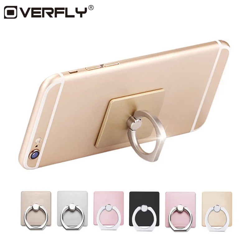 Overfly New Finger Ring Holder Mobile Phone Stand Holder For Samsung S8 Car Mount Stand For iPhone MP3 Mobile Phone Accessories