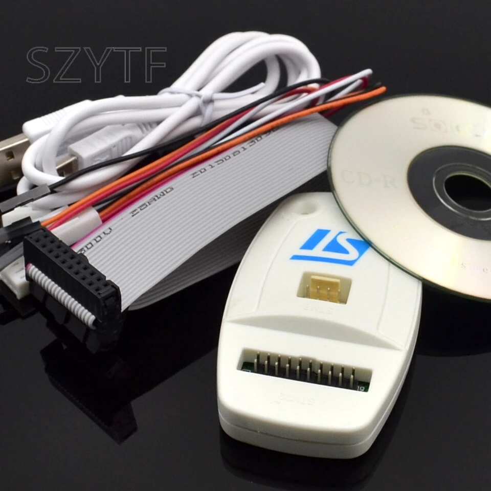 ST-LINK V2 ST LINK STM8 STM32 загрузчик+ DVD