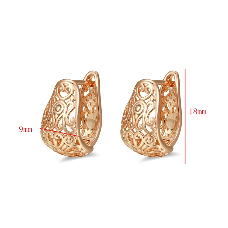 Женские серьги кольца золотистого цвета 21E18K 40 2020|earring enhancer|earring dragonearring necklace |