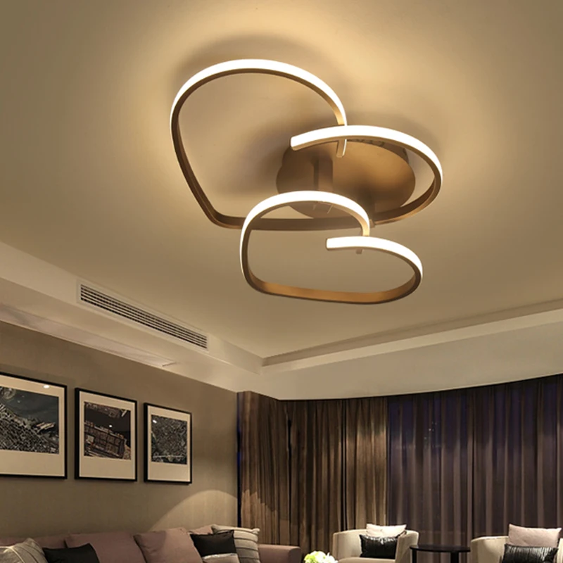 

Decoration LED Bedroom Ceiling Lamp Remote Controlling Ceiling Lighting Home Indoor Dimming Iron Ceiling Lights For Study Room