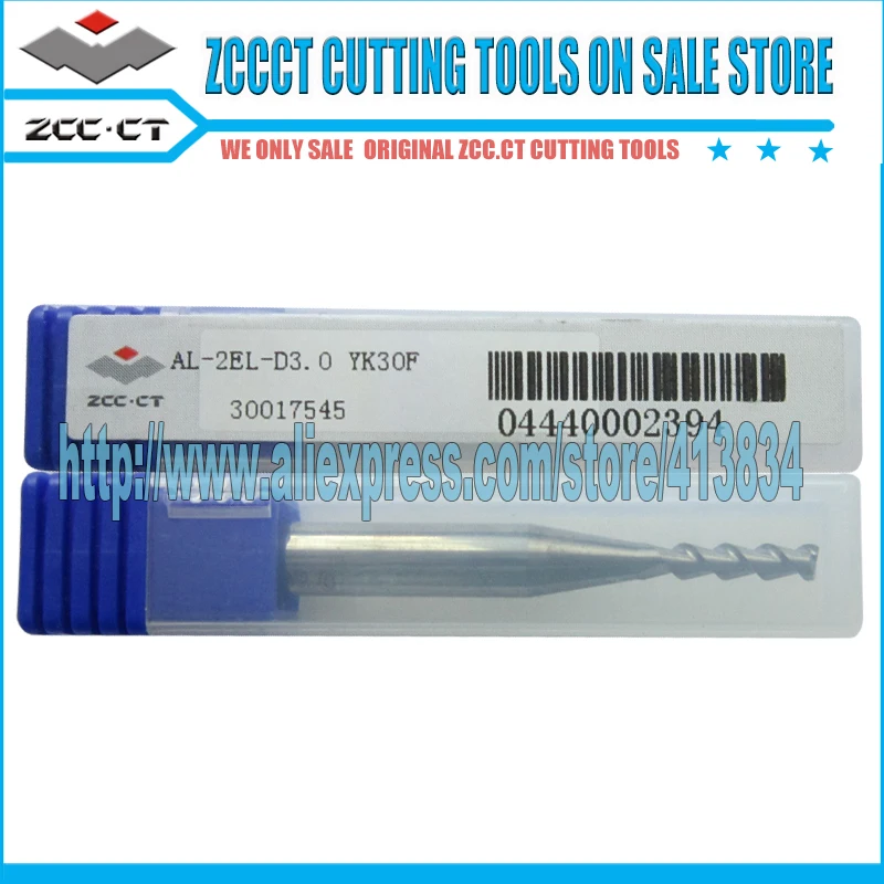 

AL-2EL-D3.0 AL ZCC.CT Cemented Carbide 2-flute flattened end mills long cutting edge with straight shank