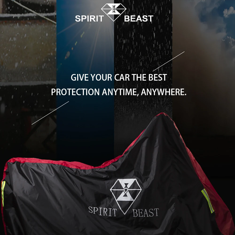 Чехол для мотоцикла SPIRIT BEAST водонепроницаемый ветрозащитный пылезащитный чехол