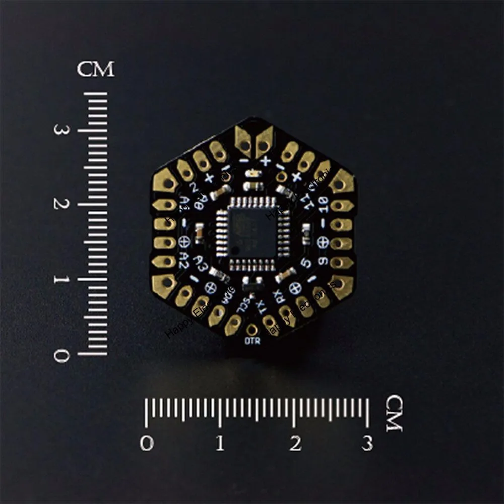 Контроллер Низкой Мощности DFRobot uHex Atmega328P от 2,7 до 5 В с 14 GPIO 7 портами питания 2 интерфейса спящего пробуждения совместим с Arduino