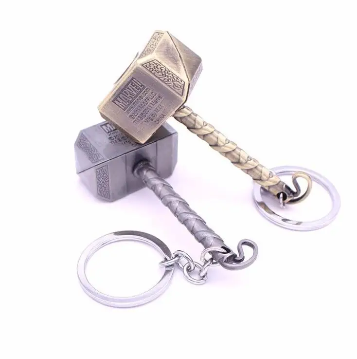 Marvel Avengers Thor’s Hammer Alloy Key Chains Keychain Keyfob Keyring Gift 