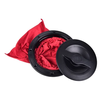 

6 inch marine deck Deck Pplate Wwith Sstorage Bbag Cover Kit For Boat Kayak Canoe Accessories Inner Diameter Boat Marine Cover