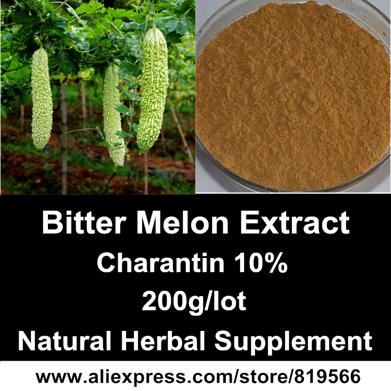 

Pure Bitter Melon Extract Powder Charantin 10% Natural Digestion Health Care Blood Sugar Dietary Supplements Momordica Charantia