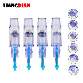 

50PCS 9mm Disposable Sterile Micro Nano Needles Cartridge With Caps For Charmant 3 Artmex PMU MTS Permanent Microblading Makeup