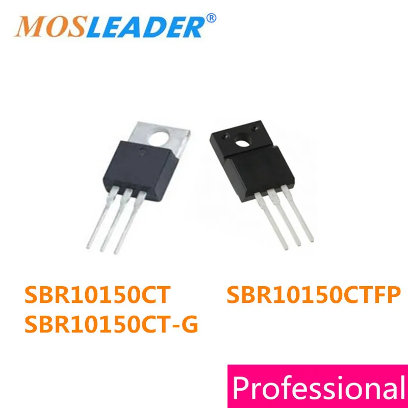 

Mosleader 50pcs TO220 SBR10150CT SBR10150CT-G TO220F SBR10150CTFP SBR10150CT SBR10150C SBR10150 High quality