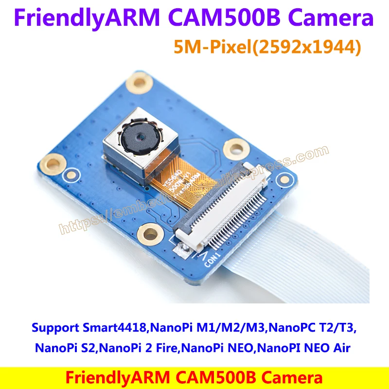 CAM500B High Definition Camera 5M Pixel 2592x1944 image sizes support AFC AWB AEC etc 720P 30fps