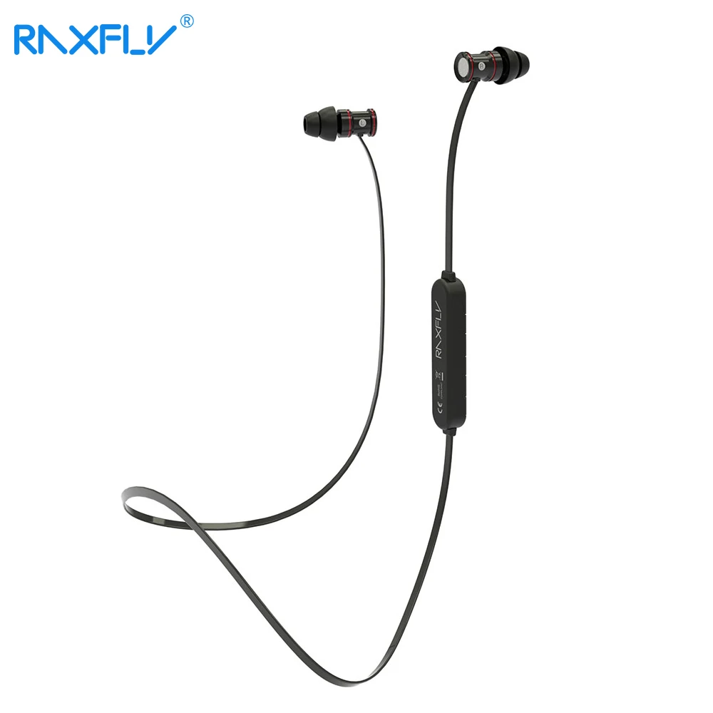 RAXFLY Bluetooth Earphone Stereo Noise Cancelling Wireless Earphones For iPhone Samsung Xiaomi Headset Microphone Headset Earbud raxfly earphone for iphone xiaomi samsung huawei 3 5mm mobile phone in ear clear music earphone noise cancel earbud microphone