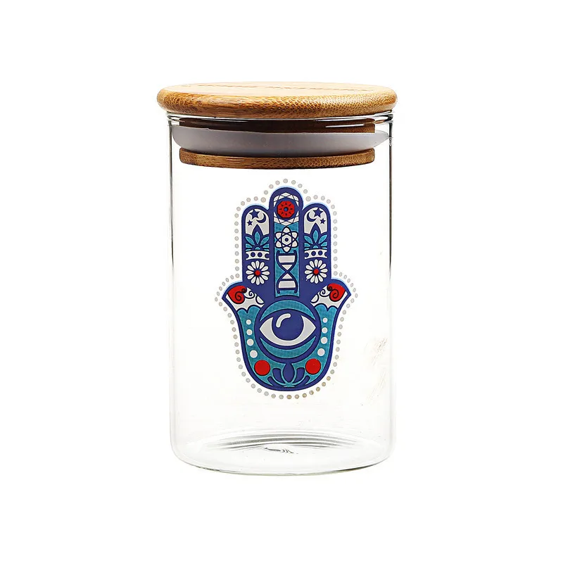 glass herb jar 11