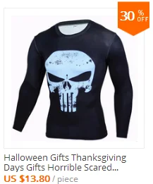 Men Scared Long Sleeves T shirts Spring