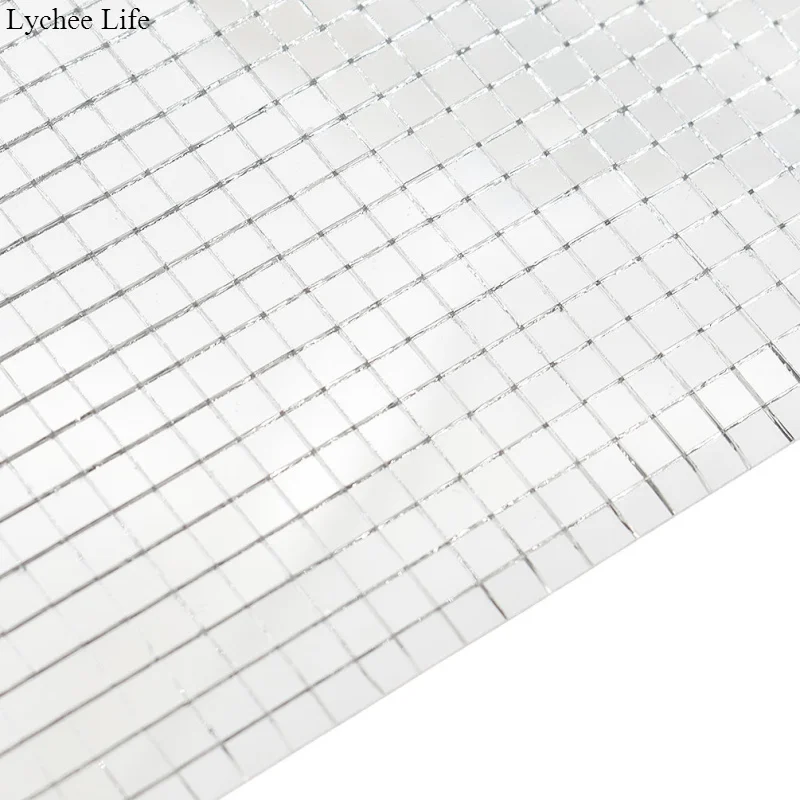 Lychee Life серебряное самоклеящееся стекло инструменты для ручного зеркала мини