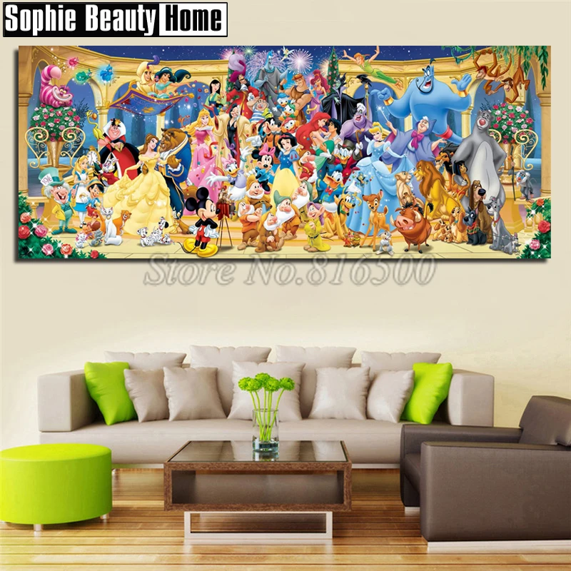 

Needlework 5D Diy Diamond Painting Cross Stitch Snow White Diamond Embroidery Full Drill Diamond Mosaic Cartoon Picture 192002
